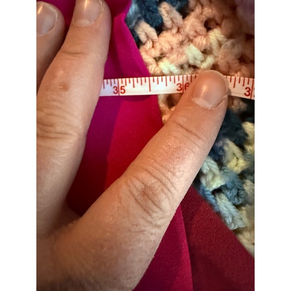 J.crew fushia pink ruffle neck long sleeve mini dress - Picture 11 of 11